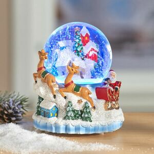 Zenélő LED-es hógömb kép