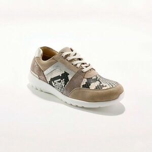 Bőr ék alakú tornacipő kép