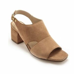 Szarvasbőr sarkú szandál kép