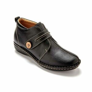 Bokacsizma természetes cserzett bőrből, fekete kép