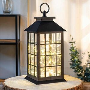 LED lámpás réz fényfüzérrel kép