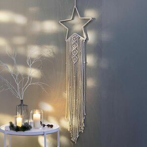 Függő makramé dekoráció Stella kép