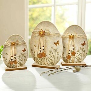 Filc húsvéti tojások Uovo, 3 db-os szett kép