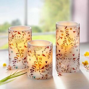 LED gyertyák Pitypang, 3 db-os szett kép