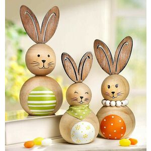 Fa húsvéti nyuszicsalád, 3 db-os szett kép