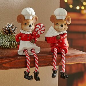 2 dekoráció Karácsonyi egerek kép