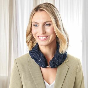 Mágneses sál ezüst csillámmal kép