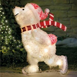 Jégmedve korcsolyán kép