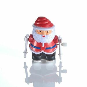 Mikulás síléceken kép