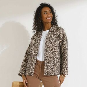 Steppelt kabát állatmintával kép