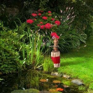 Fa világítótorony dekoráció kép