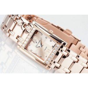 Exkluzív Új Női Svájci Luxus Rózsa Arany Óra Karóra Swarovski Kristályokkal, Luxus Ajándék kép