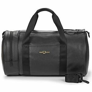 Sporttáskák Fred Perry SCOTCHGRAIN LEATHER BARREL BAG kép