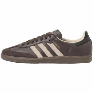Rövid szárú edzőcipők adidas Samba OG Dark Brown Beige Gum kép
