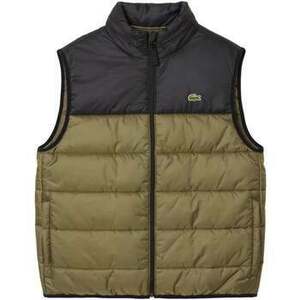 Steppelt kabátok Lacoste Water-Repellent Gilet Khaki Green/Black kép