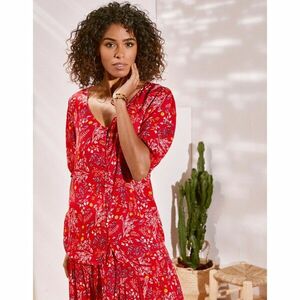 Blúz gombokkal és virágokkal kép