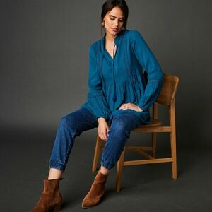 Légies tunika angol hímzéssel kép