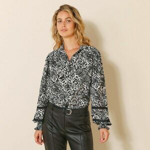 Nyomott, makraméval díszített sztreccs póló kép