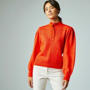 Pulóver puffos hosszú ujjakkal kép