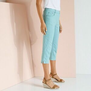 Stretch 3/4 nadrág strukturált szabásban kép