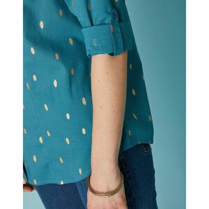 Póló blúz arany mintával kép