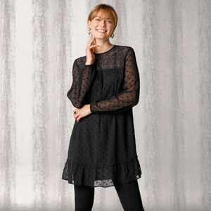 Hímzett voile tunika kép