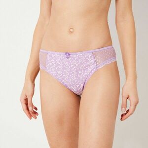 4 darabos midi bugyi szett Tropea mintával, sztreccs pamutból és csipkéből készült. kép