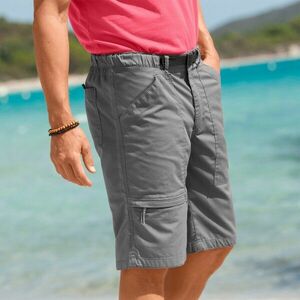 Bermuda rövidnadrág elasztikus derékkal és zsebekkel + hozzá illő övvel kép