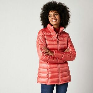 Vízálló steppelt kabát cipzárral kép