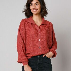 Gombos pulóver kép