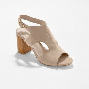 Magassarkú szandál fapapucsos kivitelben kép