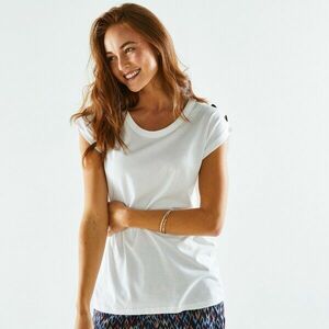 Egyszínű póló gombokkal kép