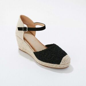 Szandál makramé ék alakú sarokkal kép