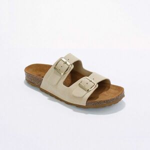 Bőrpapucs 2 csattal kép