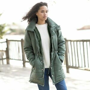 Műszőrme dzseki cipzárral kép