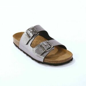 Lakkozott papucs 2 csattal kép