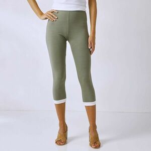 3/4-es leggings elasztikus derékkal kép