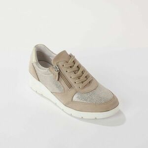 Bőr tornacipők rugalmas betétekkel kép