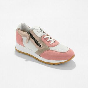 Bőr futócipő ék alakú talppal kép