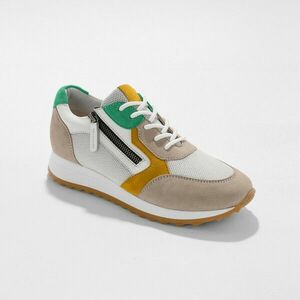 Bőr futócipő ék alakú talppal kép