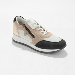 Bőr futócipő ék alakú talppal kép