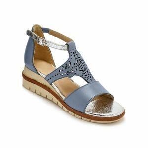 Bőr szandál szandállal, fekete kép