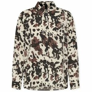 Hosszú ujjú ingek Only Nova Life Vis Shirt - Chocolate Lab kép