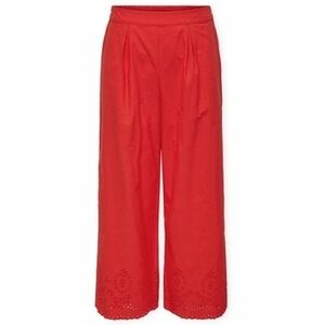 Nadrágok Only Roxanne Long Trousers - High Risk Red kép