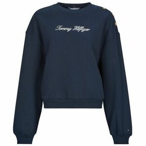Pulóverek Tommy Hilfiger GOLD BTN SCRIPT FLEECE SWTSRT kép