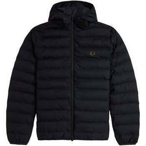 Steppelt kabátok Fred Perry Hooded Insulated Padded Jacket Black kép