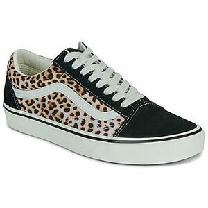 Rövid szárú edzőcipők Vans Old Skool BLACK/LEOPARD kép
