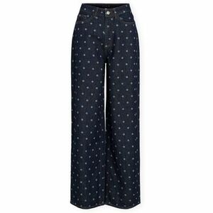 Egyenes szárú farmerek Vila Freya Pal Jeans - Dark Blue Denim kép