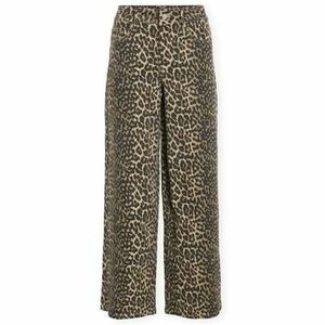 Nadrágok Vila Chia Trousers - Birch/Leo kép