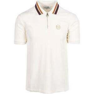 Rövid ujjú galléros pólók Sergio Tacchini Mahony Velour Zip Polo Shirt Gardenia/Gold kép